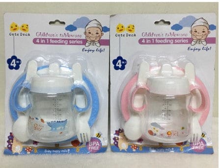 4 In 1 Baby Feeding Spoon, Baby Bowl With Fork And Spoon And Drinking Cup, Feeding Series Training Set 4 In 1 Baby Feeding Spoon, Baby Bowl With Fork And Spoon And Drinking Cup, Feeding Series Training Set